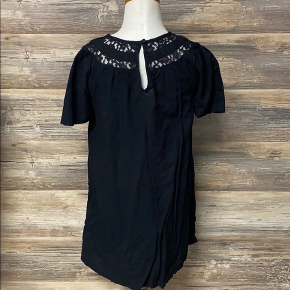 Old Navy Girl's Black Rayon Shift Dress EUC - Picture 2 of 3